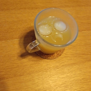 アイス☆オレンジ麦茶♪
